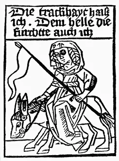 Indolence, allegoric image of the vices