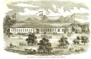 The indus trial and agricultural exhibition at Coimbatore, Madras Pres idency, Tamil Nadu, India, As ia