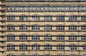 Industrial architecture, scaffolding