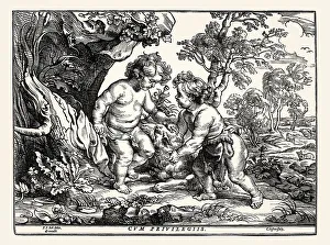 The Infant Christ and Saint John Playing with the Lamb