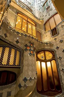 Innenraum der Casa Batllo Modernisme Design von Antoni Gaudi