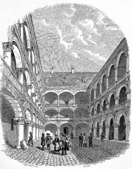 Inner courtyard of the Bavarian Main Mint in Munich