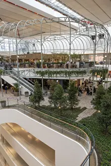 Inside the Hyundai Seoul mall in Yeouido
