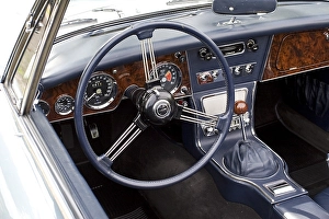 Inside view of an Austin Healey 3000 MK III