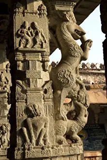 Inside Virupaksha temple, Hampi, Karnataka, India