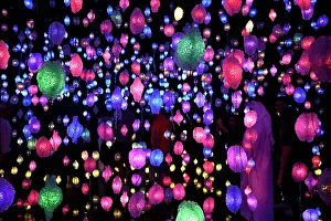 Installation der Schweizer Künstlerin Pipilotti Rist im National Museum of Qatar