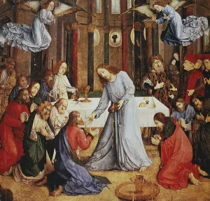 The institution of the Holy Communion