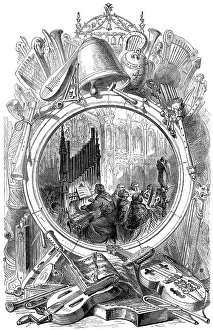 Instruments of Church music in the 11th century