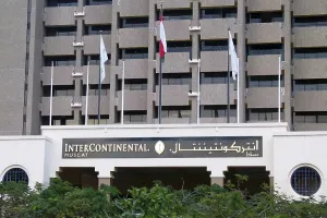 Front of the Intercontinental Hotel in Muscat
