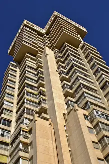 Interesting high-rise building in the centre of Benidorm