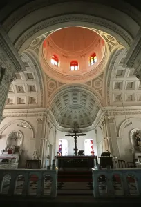 Interior in church our lady of angels