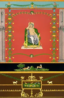 Interior decoration, ancient Roman city of Pompeii