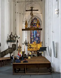 Interior design in the Catholic Church Bazylika Mariacka