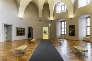 Interior design and exhibition rooms in the Wurzburg Residence