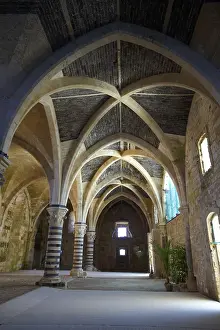 Interior of the Maniace castle, Siracuse, Sicily
