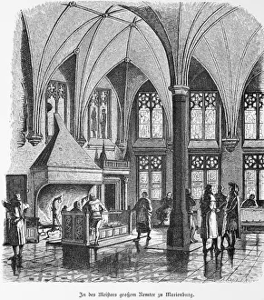 Interior of the Marienburg or Malbork