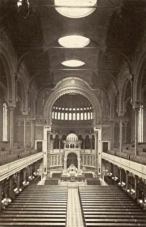 Interior of the New Synagogue in Berlin