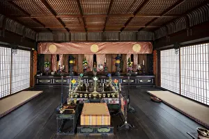 Framed Print : Interior, Ninna-ji, Buddhist temple complex Framed Print : Interior, Ninna-ji, Buddhist temple complex