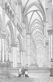 Interior of Reims Cathedral, France
