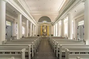 Interior of St Mary's Church in Husum