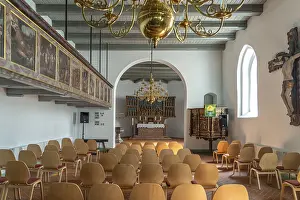 Interior of St Vincent's Church in Odenbull