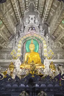 Interior of the Ubosot or ordination hall
