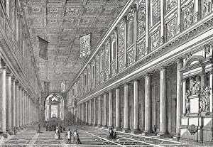 Interior view, Basilica di Santa Maria Maggiore
