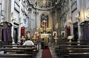 Interior view, Basilica of Santa Maria sopra Minerva