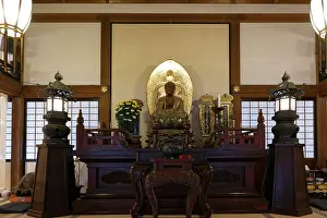 Framed Print : Interior view, Buddha, Engaku-ji Temple