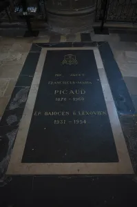 Interior view, burial place of Bishop Francois-Marie Picaud