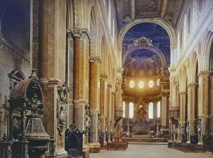 Interior view of the Cathedral of Naples