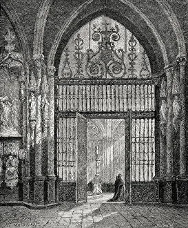 Interior view of he Cathedral of Saint Mary of Burgos