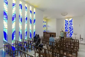 Interior view of the chapel, Chapelle du Rosaire de Vence