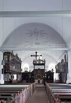 Interior view to the east, St. Sankt, Saint
