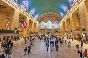 Interior view of Grand Central Station