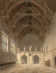 Interior View of the Hall at Rushton