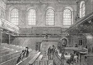 Interior view of High Court of Justiciary