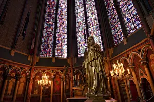 Interior view, Madonna, Madonna statue