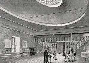 Interior view of St Cecilia's Hall as school
