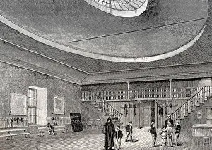 Interior view of St Cecilia's Hall as school