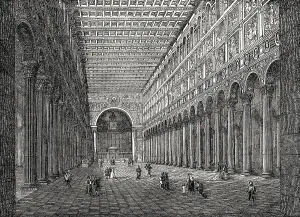 Interior view of St Paul's Church outside the walls