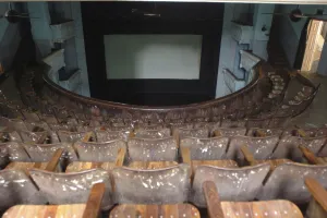 Interiors of Edward Cinema, where once Mahatma Gandhi gave a speech, Mumbai bombay, Maharashtra, India, Asia