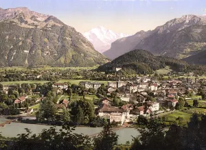 Interlaken and the Jungfrau, general view