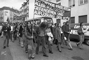 An international youth seminar followed by a demonstration of Germans