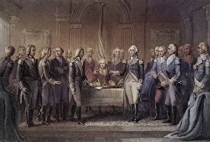 Interview of Howe's messenger with Washington 1776