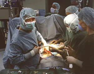 This intestinal surgery of a rare intestinal disease under the direction of the head physician Dr- Zerbian in a