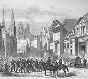 Invasion of the German troops in Amiens after the Battle of Moreuil on November 28