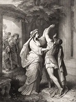 Iphigenia, scene from Iphigenia in Tauris