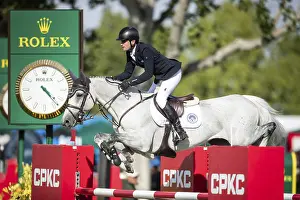 Irish rider Darragh Kenny riding VDL Cartello competes in the second round