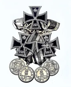The Iron Cross, abbreviated EK